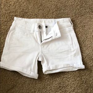 White American eagle shorts.